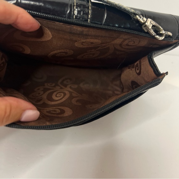 BRIGHTON WOMEN'S Small Cross Body organized Black pre owned - Picture 13 of 14